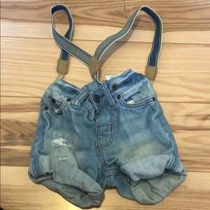 H&M Denim Shorts Sz 4-6M
